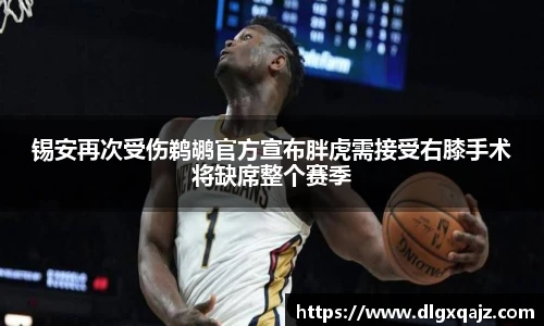 锡安再次受伤鹈鹕官方宣布胖虎需接受右膝手术将缺席整个赛季